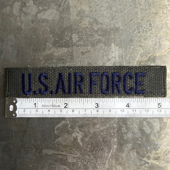 U.S. AIR FORCE embroidered tape patch - vintage - Picture 8 of 10
